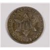 Image 1 : 1853 THREE CENT SILVER F/VF