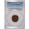 Image 1 : 1878 INDIAN HEAD CENT PCGS MS-64 RB