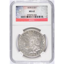 1878-S MORGAN DOLLAR NGC MS-62