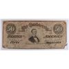 Image 1 : 1864 $50 CONFEDERATE STATES OF AMERICA NOTE