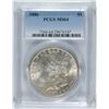 Image 1 : 1886 MORGAN SILVER DOLLAR, PCGS MS-64  SUPER!