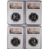 Image 1 : LOT OF ( 4 ) 1962 FRANKLIN HALF DOLLARS, NGC PROOF-67