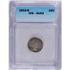 Image 1 : 1915-S BARBER DIME, ICG AU-53  SCARCE!