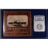 Image 1 : SS REPUBLIC SHIPWRECK 1858 SEATED LIBERTY HALF NGC CERTIFIED-