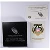Image 5 : 2014 BASEBALL HALL OF FAME SILVER DOLLAR, NGC MS-70!  WOW!!