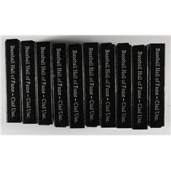 DEALERS LOT OF ( 10 ) 2014 BASEBALL HALL OF FAME UNCIRCULATED HALF DOLLARS