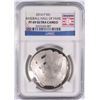 Image 1 : 2014 BASEBALL HALL OF FAME SILVER DOLLAR, NGC PROOF-69 ULTRA CAMEO  BEAUTIFUL!