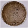 Image 1 : 1875 SEATED HALF DOLLAR F/VF