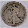 Image 1 : 1916-D WALKING LIBERTY HALF DOLLAR VG/F