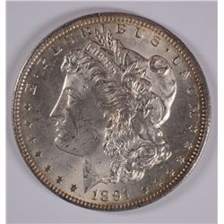 1891-CC MORGAN DOLLAR MS-63