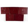 Image 1 : ( 5 )  1992 GEORGE WASHINGTON PROOF HALF DOLLARS WITH/BOX/COA's