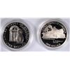 Image 3 : PROOF U.S COMMEM SILVER DOLLARS: ( 2 ) 1990 EISENHOWER & ( 2 )  1992 WHITE HOUSE