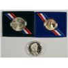 Image 1 : U.S. COMMEMS: 1991 BU KOREAN & 2009 Pf LINCOLN SILVER DOLLARS & 86 LIBERTY 1/2