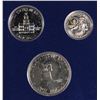 Image 3 : ( 5 ) 1976 3pc 40% SILVER PROOF BICENTENNIAL SETS IN ORIG BLUE PACKAGING