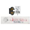 Image 1 : Automobilia, signs (3), B. F. Goodrich, 2-sided, 30"H x 16"W; Goodyear 2-sided diecut flange, incomp