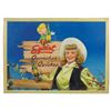 Image 2 : Soda fountain signs (2), Nestlé's Milk Chocolate, cdbd litho in heavy oak frame, VG cond, 37"H x 24.