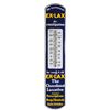 Image 1 : Drug store thermometer, Ex-Lax for Constipation, 3-color porcelain, Exc cond, 39"H x 8"W.