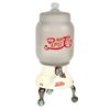 Image 1 : Soda fountain dispenser, restored in Pepsi-Cola motif, cast metal w/frosted glass well & lid, claw f