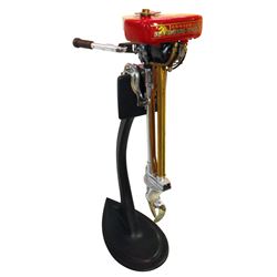 Boat motor, Johnson  Sea Horse  single, Model 110, Serial #259784, Exc restored cond, cast iron stan
