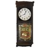 Image 1 : Advertising clock, Sauer's Flavoring Extracts, reverse paint & gold leaf on glass, New Haven Clock C