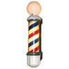 Image 1 : Barber pole, wall mount, white porcelain, missing motor so doesn't revolve, VG cond & shows well, 38