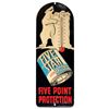 Image 1 : Petroliana, thermometer, Five Star Anti-Freeze Five Point Protection, made by American Can Co., embo