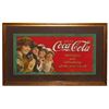 Image 1 : Coca-Cola trolley sign, colorful cdbd w/4 pretty girls, by Ketterlinus-Phila., c.1913, VG cond w/som