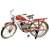 Image 1 : Motor bike, Whizzer, prof restored on Schwinn frame, c.1940's, Exc cond, 26"H & 1948 Whizzer Bike Mo