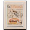 Image 2 : Motor bike, Whizzer, prof restored on Schwinn frame, c.1940's, Exc cond, 26"H & 1948 Whizzer Bike Mo