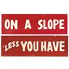 Image 2 : Burma Shave slogan sign (6 sections), Do Not Try Passin' On A Slope 'Less You Have A Periscope Burma