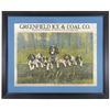 Image 1 : Advertising print from Greenfield Ice & Coal Co., titled "The Gang's All Here", from a painting by R