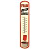 Image 1 : Automobilia, thermometer, Fram Filter Service, Fram Corp-Providence, RI, metal, VG cond, 39"H x 8.25