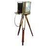 Image 2 : Studio camera on tripod, mfg by AGFA, Ansco Corp-Binghamton-NY, adjustable tripod marked Folmer Graf