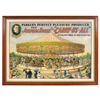 Image 1 : Circus print, C. W. Parker's Jumping Horse Carry-Us-All, colorful litho on paper by Riverside Print 
