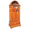 Image 1 : Coin-operated slot machine, Berger floor model, mfgd by Paul E. Berger Mfg. Co.-Chicago, c.1900, oak