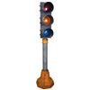 Image 1 : Automobilia, traffic light on 8-sided cast iron base, mfgd by Traffic Control Corp.-Chicago, Exc con