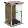 Image 1 : Display case, German Silver vertical countertop, nice small size, VG cond, 19.5"H x 13.5"W x 11.5"D.