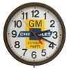 Image 1 : Automobilia, clock, Chevrolet GM Genuine Parts, made by Westclox-Norcross, GA, plastic frame w/paper