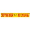 Image 2 : Petroliana, sign, Stop Your Motor Please No Smoking, 2-sided porcelain in Shell colors,