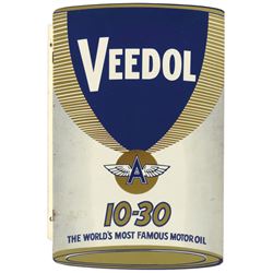 Petroliana, sign, Veedol, Flying A, 2-sided diecut metal flange,  10-30, The World's Most Famous Mot