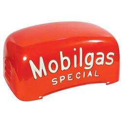 Petroliana, gasoline pump top, Mobilgas Special, for Martin & Schwartz Model 80, c.1940's-1950's, me