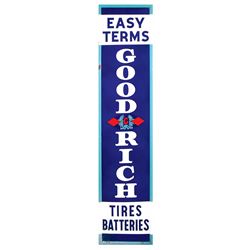 Automobilia, sign, Goodrich Tires-Batteries, 4-color self-framed porcelain by Eng. Rich-Beaver Falls