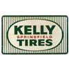 Image 1 : Automobilia, sign, Kelly Springfield Tires, 2 signs back to back, self-framed embossed metal, mfgd b