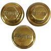 Image 1 : Automobilia, hubcaps (3), Maxwell & 2 Franklin, all brass, early 1900's, Exc cond, 2.25" to 3"Dia.