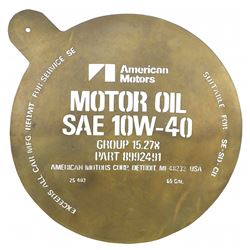 Petroliana, drum or tank stencils (3), Stanolube, Standard Oil Co.-Chicago, IL; Polarine No. 50, Sta