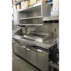 DELFIELD WORKSTATION W/ FOOD WARMER, STEAM TABLE