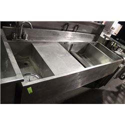 COCKTAIL SINK 64" IN LENGTH