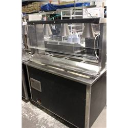 3 WELL STEAM TABLE ON CHOICE 46" IN LENGTH