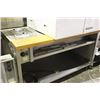 Image 1 : STEAM TABLE W/ CUTTING BOARD