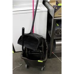 JANITORIAL BUCKET W/ DUST SERVICE ETC.